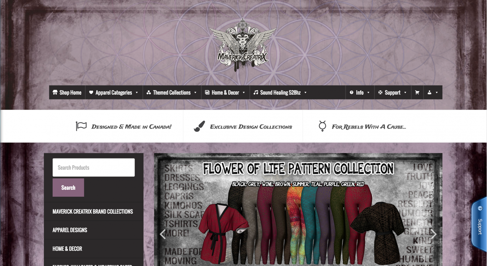 Maverick CreatriX Ecommerce Website