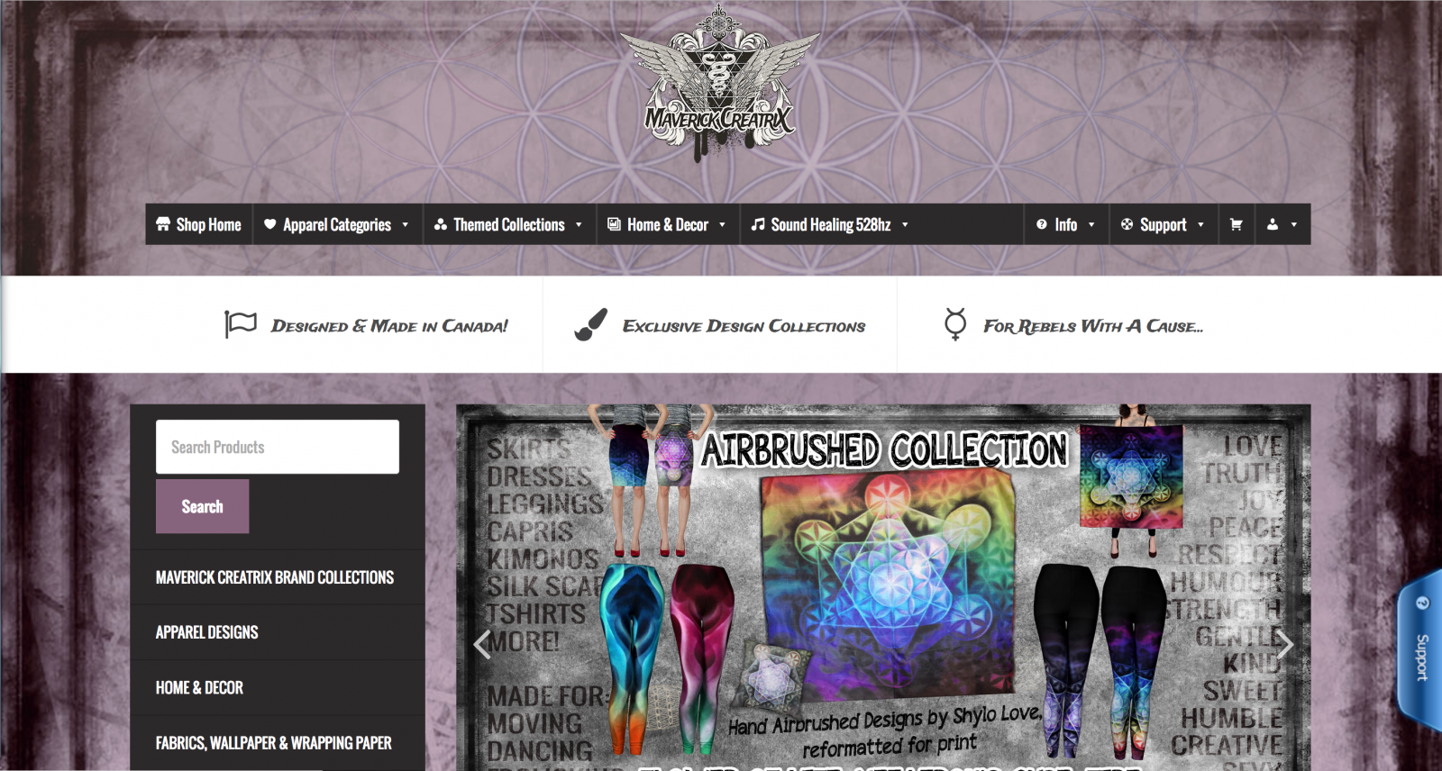 Maverick CreatriX Ecommerce Website