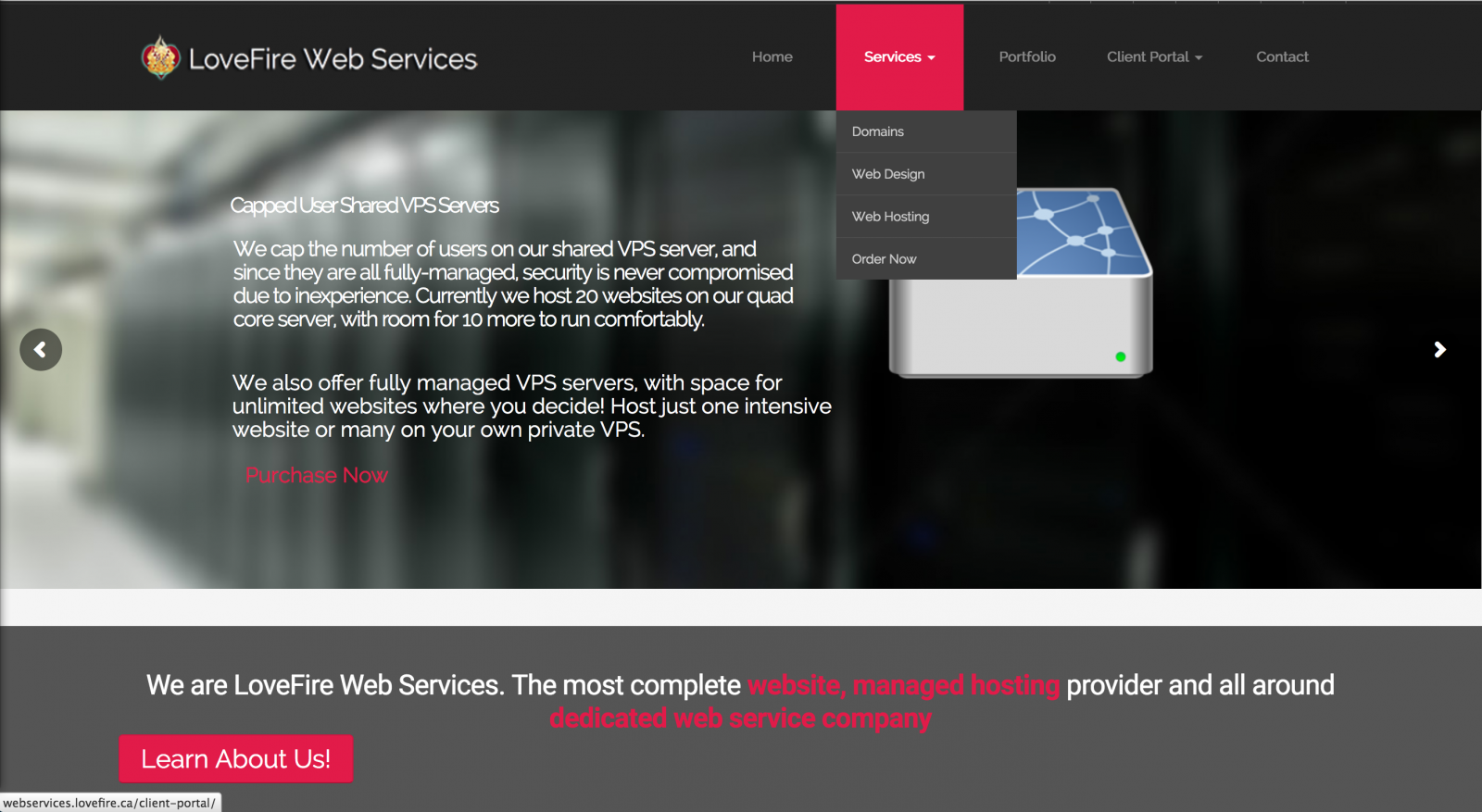 LoveFire Web Services
