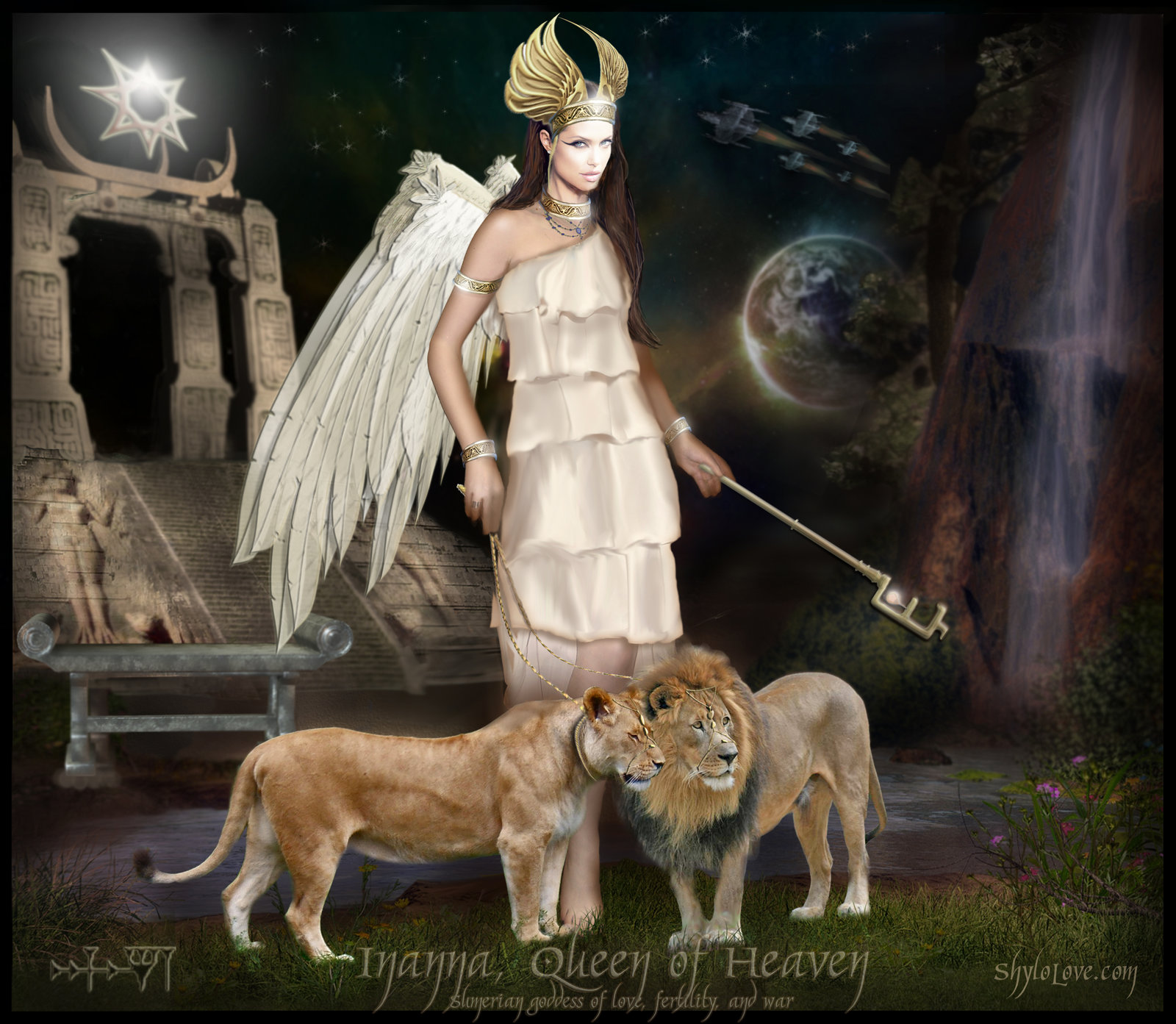 Inanna Queen Of Heaven By Shylolove-d82o2ea