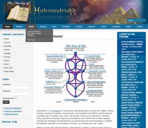 Halexandria Foundation Website 2007