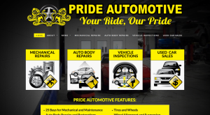 Pride Automotive Website 2013