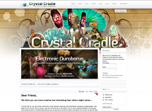 Crystal Cradle Ecommerce Website 2011