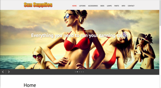 Sun Supplies Website