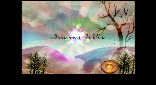 Awareness Is Bliss Flash Landing Page