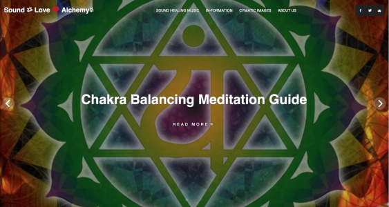 Sound Love Alchemy Website