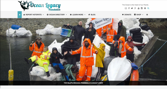 2016 Ocean Legacy Foundation Website