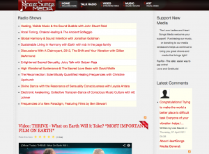 First Heart Songs Media Website