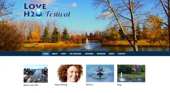 LoveH2O Festival Website